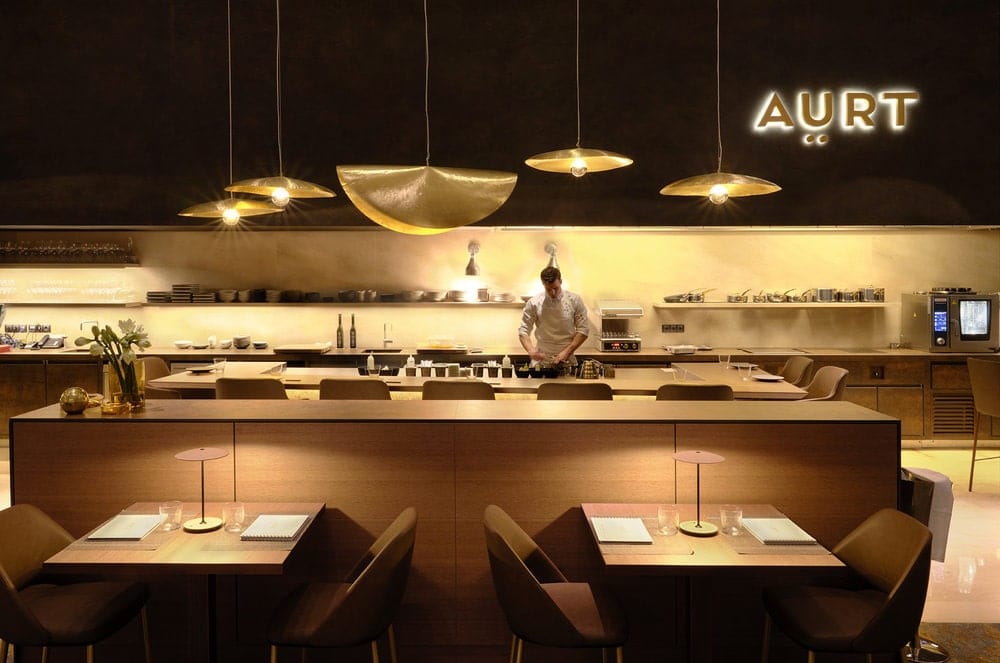 interior sala Aürt restaurant