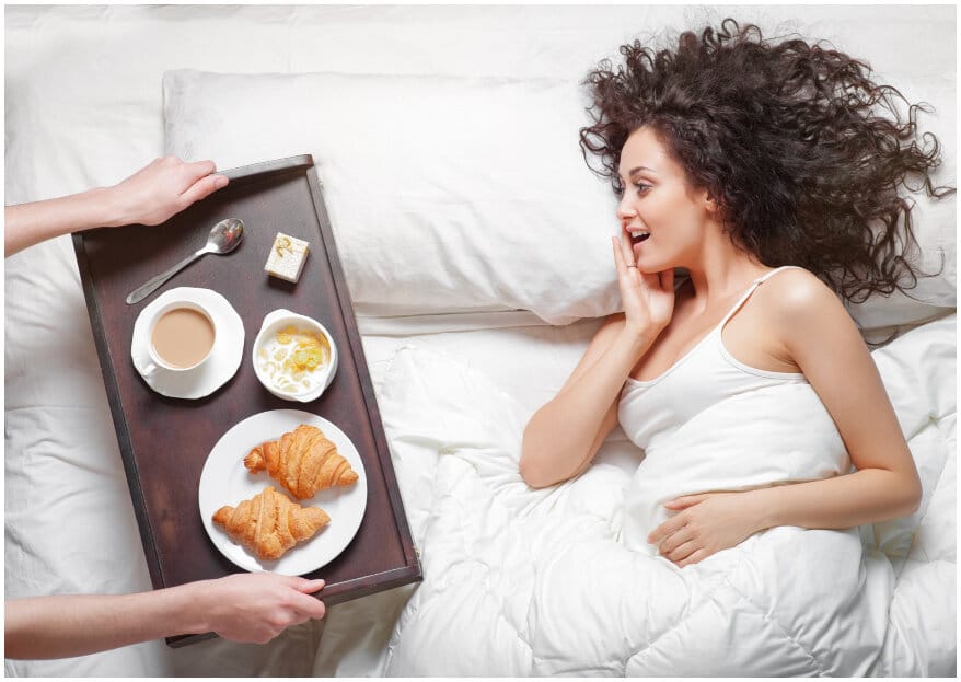 Sorpresa desayuno en la cama|