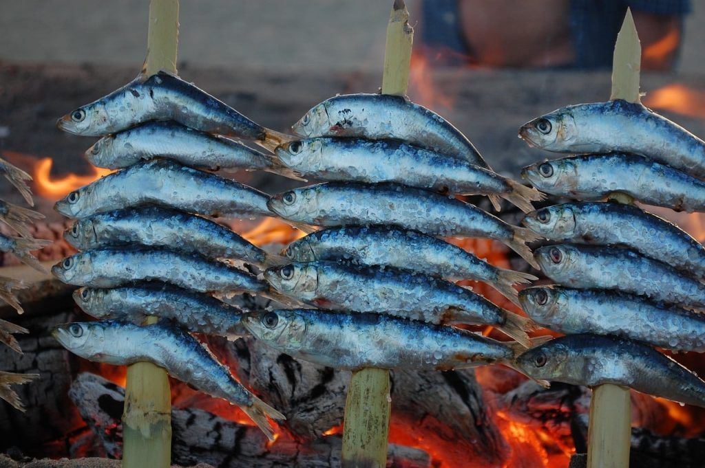 Espeto de Sardinas, plato típico de Málaga