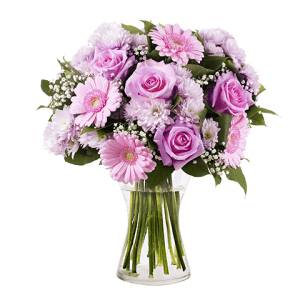 ramo de rosas y gerberas 