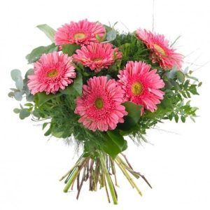 ramo de flores de color rosa