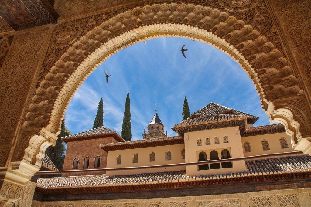 Vista desde una ventana de Granada