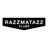 El logotipo de Razzmatazz Barcelona presenta un texto en mayúsculas y negrita en blanco y negro sobre una forma trapezoidal. - ForTwo - Planes para parejas