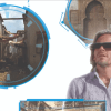 Un hombre con un visor de realidad virtual está inmerso en la arquitectura histórica, disfrutando de Entradas a la Capilla y Catedral de Granada Visita guiada en Realidad Virtual, que presenta un impresionante recorrido virtual por la Catedral y la intrincada Capilla de Granada. - ForTwo - Planes para parejas