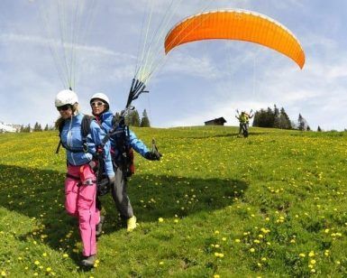 Experiencia de Vuelo biplaza en Parapente (Gijón)