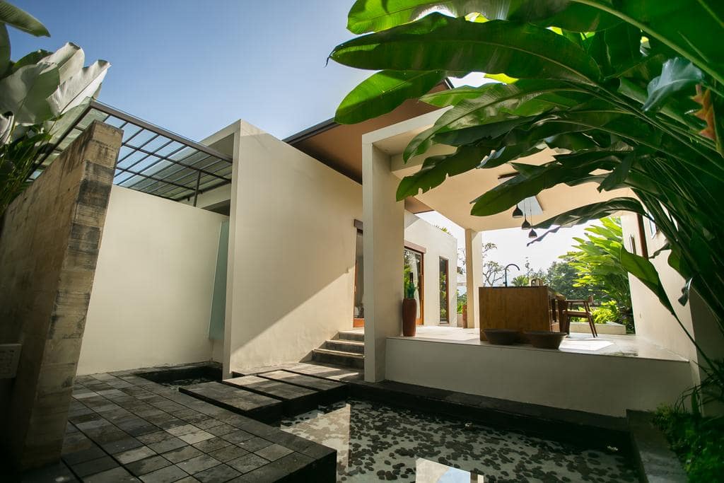 fachada exterior senetan villas