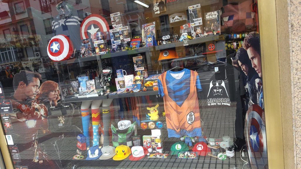 tiendas frikis en Sevilla