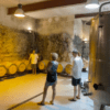 En la Bodega de Menorca, la gente se reúne entre barriles de madera y un gran tanque de acero inoxidable para saborear los ricos aromas de Descubre Vinos y Vermut. - ForTwo - Planes para parejas